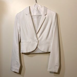 Premium H&M White Blazer Jacket Suit wedding